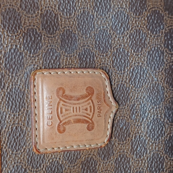 $500 Auth Celine Boston Bag 12" Satchel Brown - Picture 2 of 8